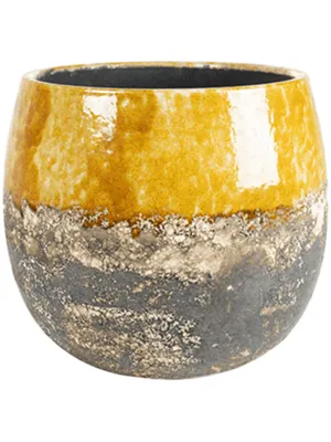 Produktbild von Ter Steege Blumentopf Gelb-Mehrfarbig D 30 cm H 25 cm