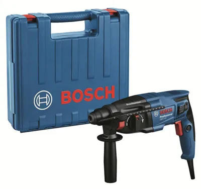 Zdjęcie produktu dla Bosch GBH 2-21 Professional, SDS Plus, Czarny, Niebieski, Czerwony, 2,1 cm, 2 J, 4800 bpm, 4 - 10 mm