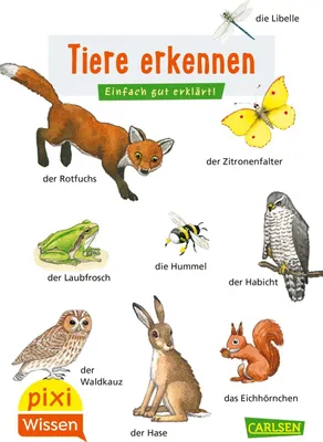 Produktbild von Pixi Wissen 30: VE 5 Tiere erkennen