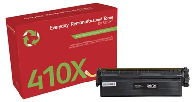Produktbild von Everyday™ Schwarz wiederaufbereiteter Toner von , kompatibel mit HP 410X (CF410X), Hohe Kapazität, 6500 Seiten, Schwarz, 1 Stück(e)