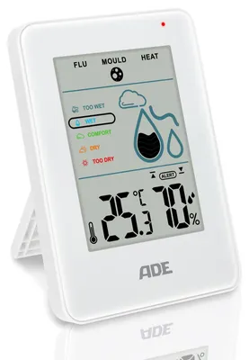 Zdjęcie produktu dla Higrometr termometr z alarmem pleśni - Cyfrowy miernik wilgotności i temperatury - Wyświetlacz LCD