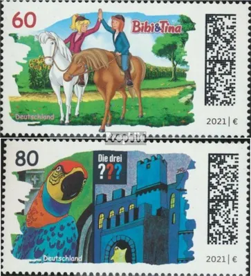 Produktbild von Briefmarken BRD 2021 Mi 3648-3649 (kompl.Ausg.) gestempelt Helden der Kindheit