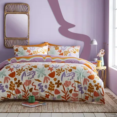 Immagine prodotto di Furn - Floral - Set di biancheria da letto "Amelie" RV2946 (letto matrimoniale) (Multicolore)