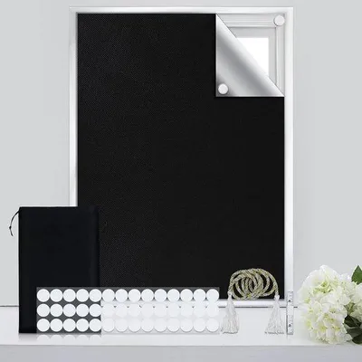 Imagen del producto de Ibenzoa® Cortina térmica autoadhesiva, 145 x 200 cm – Poliéster con revestimiento térmico, aislante térmico y protección UV, montaje sin necesidad de taladrar