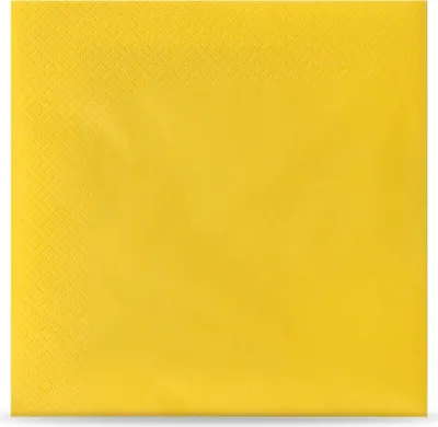Produktbild von Tafel-Servietten | 250 Stück | gelb | 3-lagig, 40 x 40 cm | für jeden Anlass