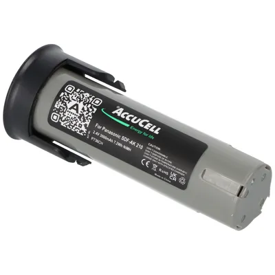 Produktbild von AccuCell Akku passend für Panasonic EY9021B NiMH 3,0Ah
