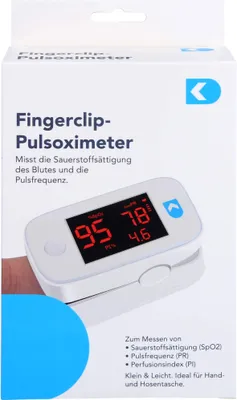 Produktbild von Klinisch validiertes Fingerclip Pulsoximeter für zuverlässige Sauerstoffsättigungskontrolle
