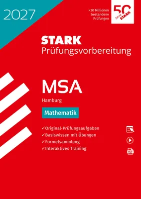 Produktbild von STARK Mathematik - MSA 2027 Hamburg - Prüfungsvorbereitung