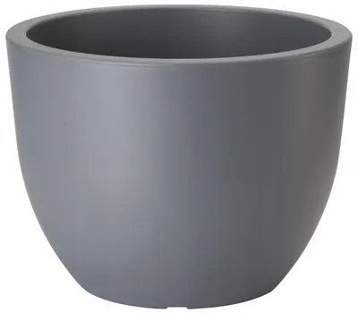 Immagine prodotto di Vaso da fiori KADAX "Rafat", fioriera rotonda, vaso per piante in plastica, fioriera, 30 cm, antracite