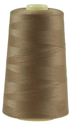4572m Polyester Overlock dunkles sandgelb