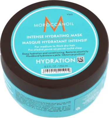 Produktbild von Moroccanoil Intense Hydrating Mask 250ml, 250 ml, Unisex, trockenes Haar, Dickes Haar, Elastizität, Feuchtigkeitsspendend, Nährend, Glanz, Arganöl, Topf