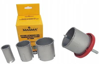Obrázek produktu pro Magma Otwornice Wolframowe do Płytek 33-73 mm