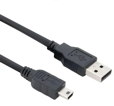 Image de ACT SB2413, 3 m, USB A, Mini-USB B, USB 2.0, mâle/mâle, noir