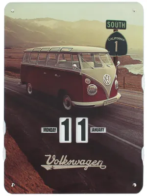 Produktbild von BRISA VW Collection - T1 Bulli Bus Einstellbarer Endloskalender