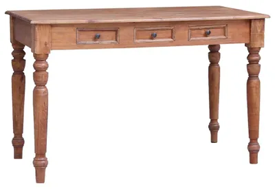 Obrázok produktu pre vidaXL Stôl so zásuvkami 117x57x75 cm Masívne staré drevo