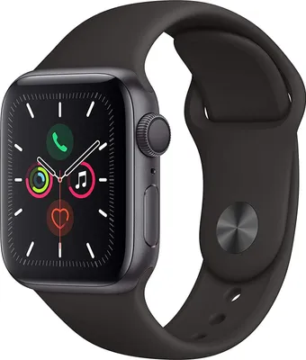 Produktbild von Apple Watch Series 5 (GPS) - Sportarmband (Schwarz)