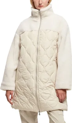 Produktbild von Urban Classics Ladies - Oversized Sherpa Quilted Mantel - XL