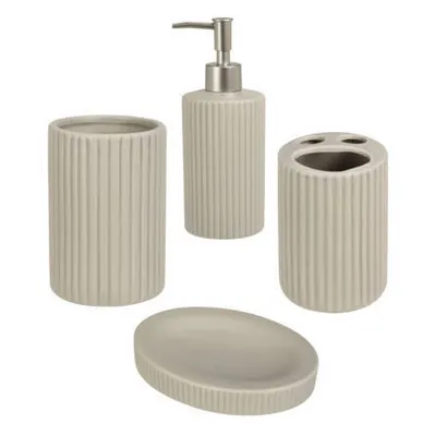 Produktbild von Badezimmeraccessoires aus Keramik, 4er-Set