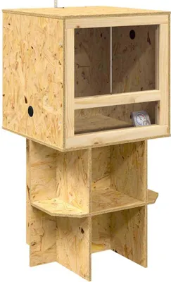 Produktbild von vidaXL Terrarium Braun 50 x 50 x 100 cm OSB