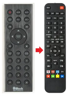 Produktbild von Fernbedienung geeignet für AUDIOBLOCK SR100