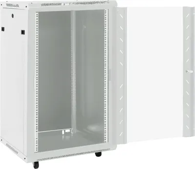 Produktbild von vidaXL 18U Netzwerkschrank 19" IP20 Grau 60x60x100 cm