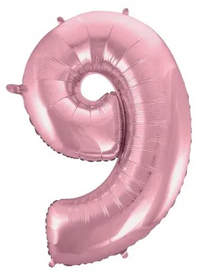 Produktbild von Balon 100Cm Cyfra Jasno Różowy 9