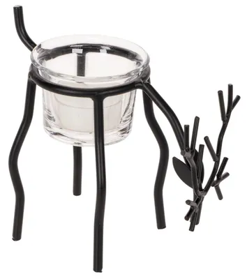 Produktbild von Rentier Kerzenhalter mit Glas für stimmungsvolle Weihnachtsdeko