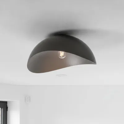 Productafbeelding van Plafondlamp Opsi zwart Ø 50cm, AI-gegenereerde afbeelding