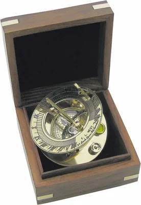 Produktbild von Sea-Club Sundial Messing Kompass, Sextant