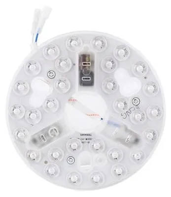 Obrázek produktu pro Stropní ventilátor, průměr 5,3 palce, s LED osvětlením, 15 W, 3 barvy, s funkcí stmívání