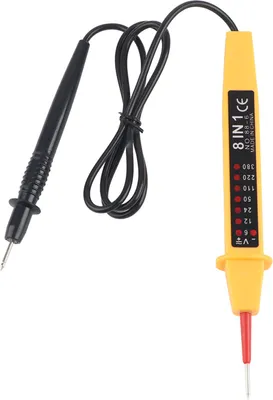 Obrázok produktu pre 8 v 1 tester napätia AC DC 6-380V Multifunkčný detektor elektrických prístrojov s indikátorom