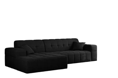 Produktbild von Kaiser Möbel Ecksofa Eckcouch NIMES stoff Verita Schwarz Links