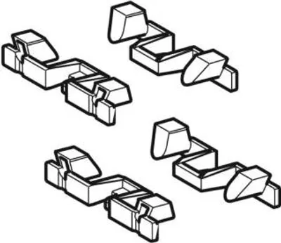 Produktbild von Geberit Profilabschluss CleanLine60 Set, 243.317.00.1
