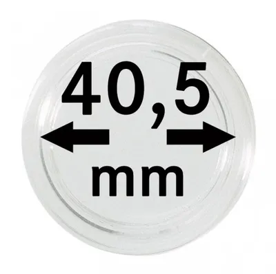 Produktbild von Lindner 2250405P Münzkapseln 40,5 mm-10er-Packung