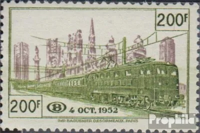 Produktbild von Briefmarken Belgien 1953 Mi EP299 (kompl.Ausg.) postfrisch Eisenbahnpaketmarke
