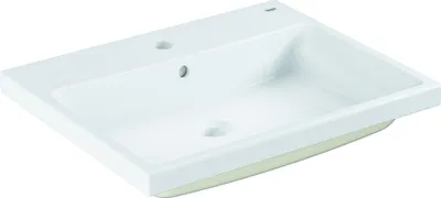 A white ceramic sink on a white background.