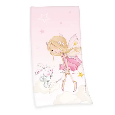 Obrázek produktu pro Little Fairy velurová osuška ručník do sprchy ručník na pláž 75 x 150 cm