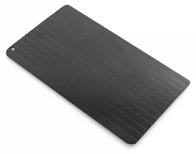 Auftauplatte 35 x 20,5 cm, Antihaft, schwarz, für schnelles Auftauen ohne Strom