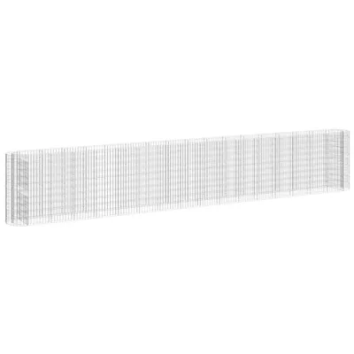 Obrázek produktu pro vidaXL Gabionové zvýšené lůžko z pozinkovaného železa 610x50x100 cm