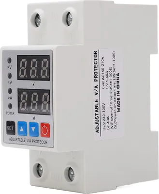 Produktbild von Über Unter Spannung Schutzgerät Einstellen Dual Display Überstrom Überlastschutz 40A 240V?300V