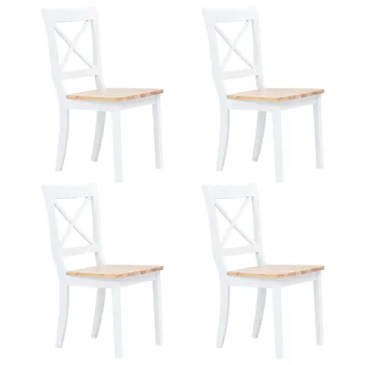 Zdjęcie produktu dla VidaXL 247359, Drewno kauczukowe, 455 mm, 520 mm, 900 mm, 45 cm, 4 szt.