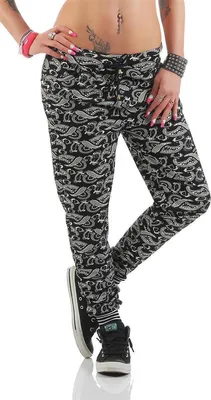 Produktbild von Damen Hose Pumphose Sommer-Hose; Muster 3/S/M