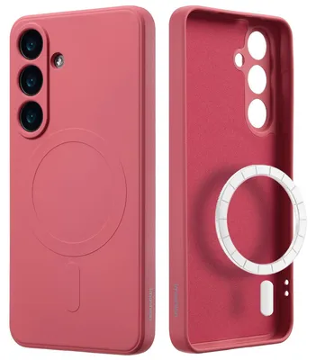 Imagen del producto de Funda de Colores con MagSafe para Samsung Galaxy S25 - Dusty Rose