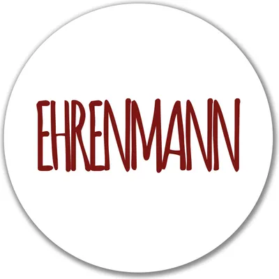 Produktbild von Huuraa Aufkleber Ehrenmann Jugendwort 10cm rund Sticker Geschenkidee