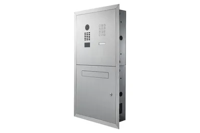 Image de Boîte aux lettres encastrée avec ouvre-porte vidéo DoorBird D2101KH