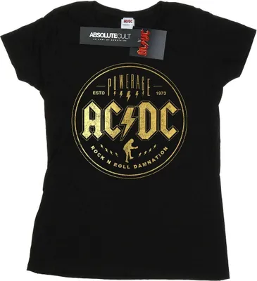 Produktbild von AC/DC - "Rock N Roll Damnation" T-Shirt für Damen BI4386 (XXL) (Schwarz)