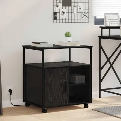 Produktbild von Möbel Büroschrank Schwarze Eiche 60 x 46 x 67 cm Holzwerkstoff - Kommoden 859830