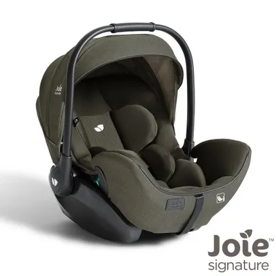 Produktbild von Joie i-Level Pro Babyschale – 3 Ruhepositionen mit Liegefunktion, i-Size R129, kompatibel mit i-Base Encore, ab Geburt bis 87 cm, Evergreen