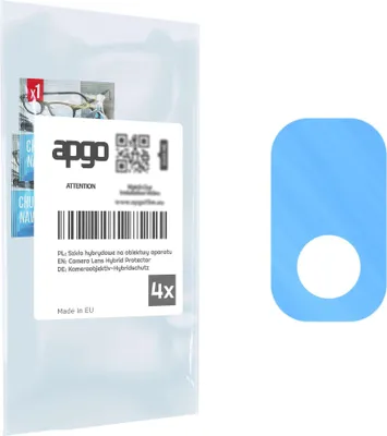 Produktbild von apgo 4 Stück Hybrid Kameraschutz, Kamera-Schutzglas kompatibel mit TCL 10 TabMAX 5G, Linsenschutz, 9H Härte, Schutz für Kameraobjektiv, Anti-Kratzer, transparent
