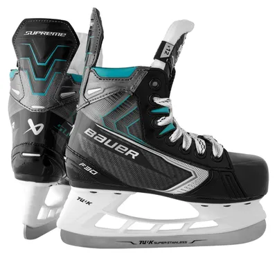 Immagine prodotto di BAUER Pattini Supreme F30 - Modello per giovani, Colore: Nero, Taglia: 10.0